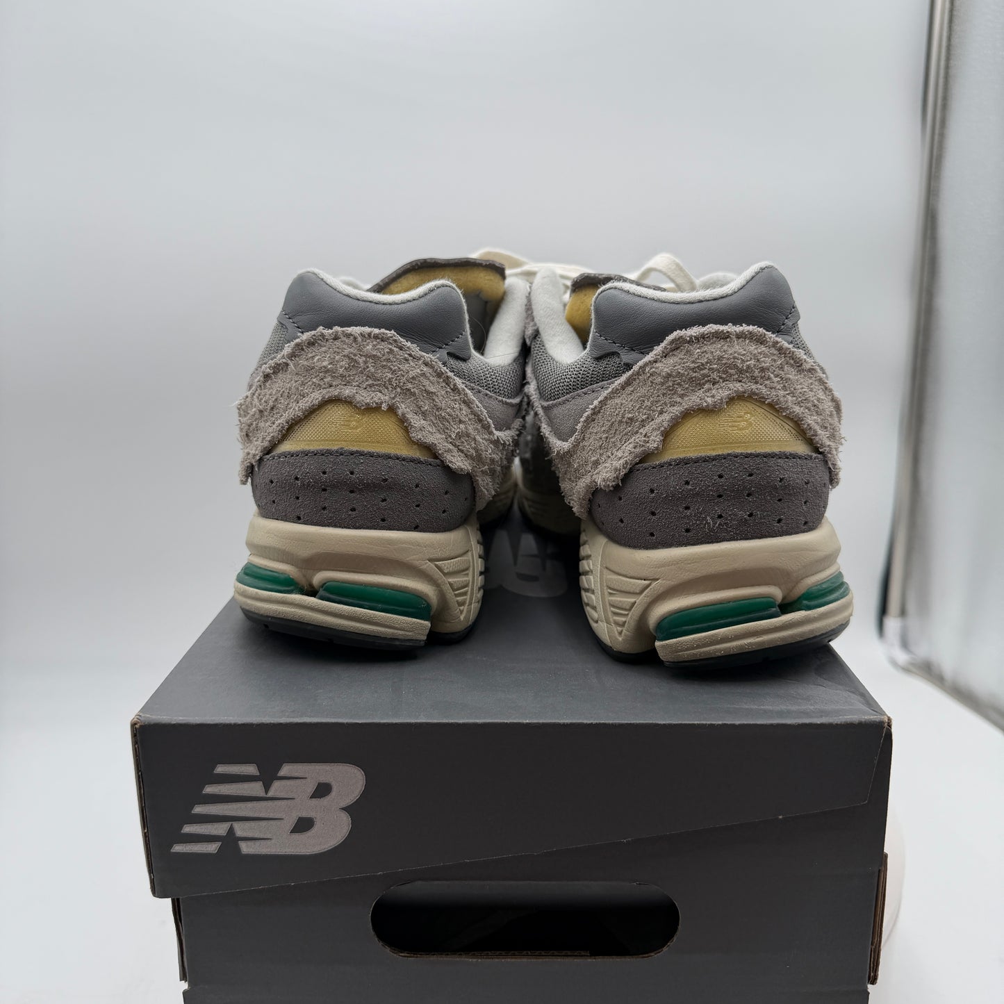 New Balance 2002R Protection Pack Rain Cloud Gray Size 8.5