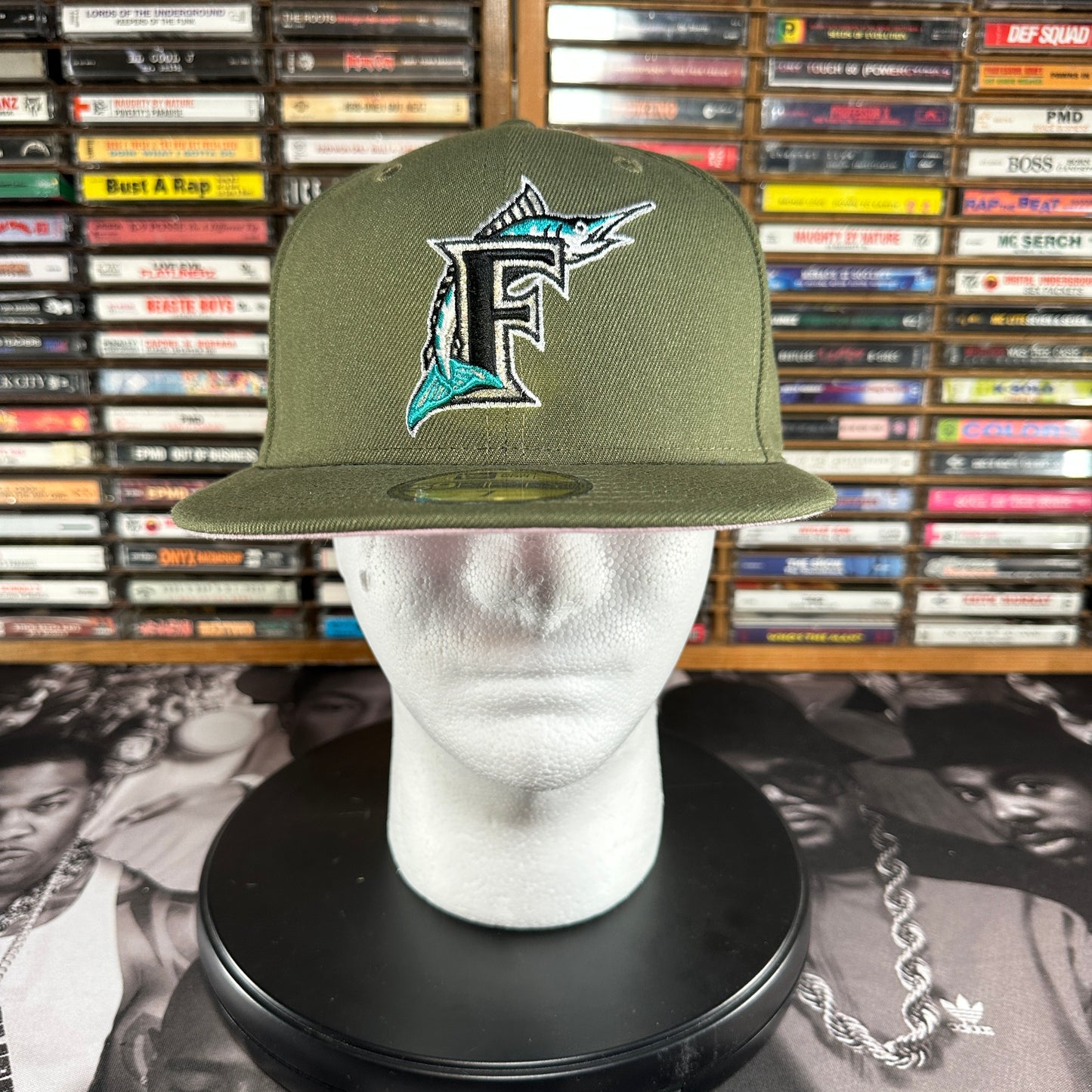New Era 59Fifty Florida Marlins 03 World Series Fitted  Rifle/Pink