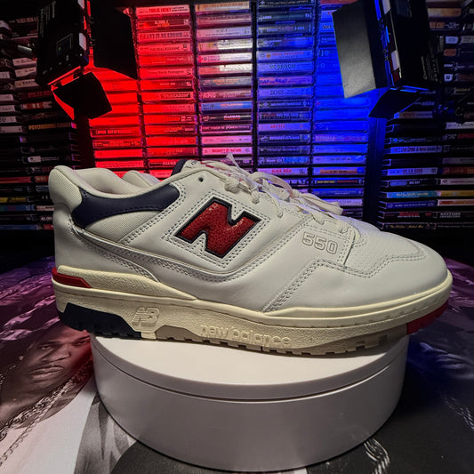 New New Balance 550 Aimé Leon Dore White Navy Red BB50A3 Size 12