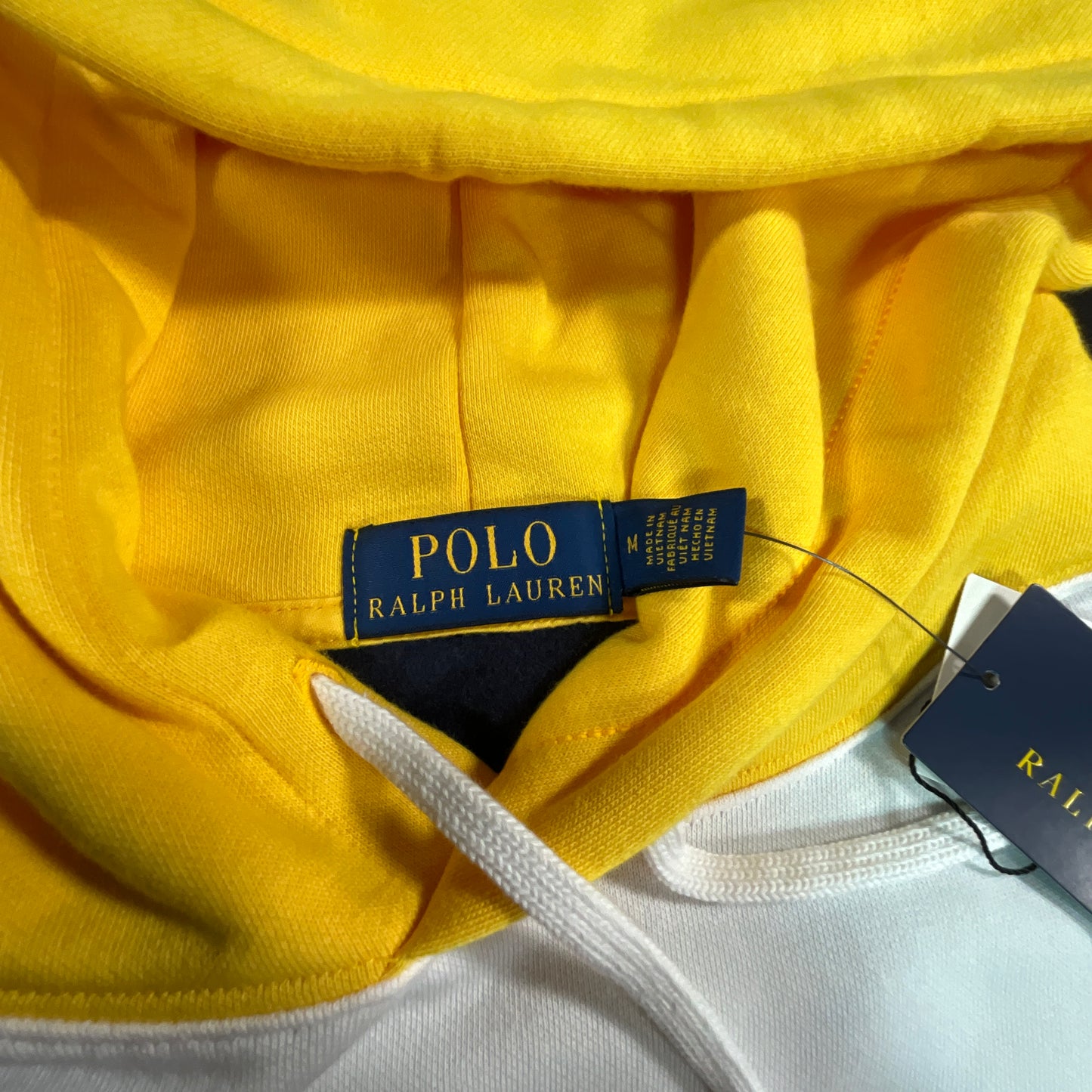 New Polo Ralph Lauren Polo Bear Color-Blocked Fleece Hoodie 710883542005