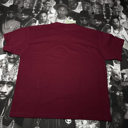 NWT H&M Heavyweight Cotton Tee Burgundy SZ XL