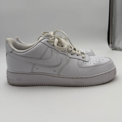 Nike Air Force 1 '07 Shoes Triple White CW2288-111 - Size 12 Used Condition
