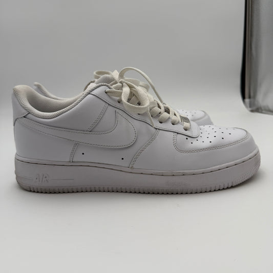 Nike Air Force 1 '07 Shoes Triple White CW2288-111 - Size 12 Used Condition