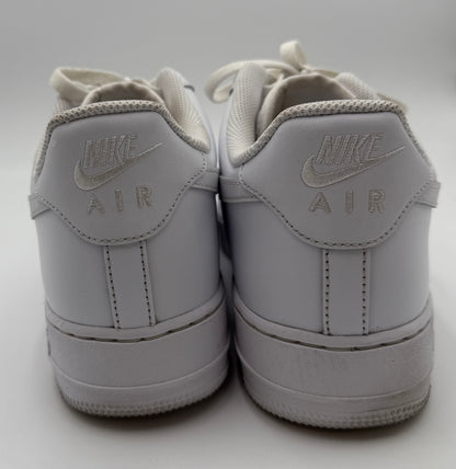 Nike Air Force 1 '07 Shoes Triple White CW2288-111 - Size 12 Used Condition