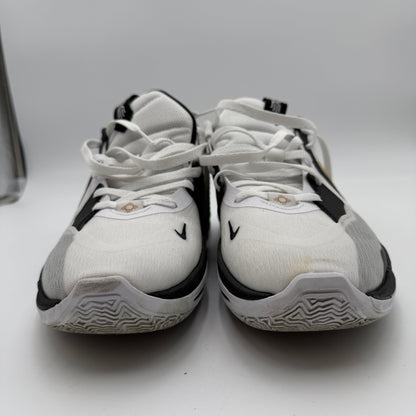 Used Nike Kyrie Low 5 Mens Size 12 Black White Gold Basketball Shoes DJ6012 101