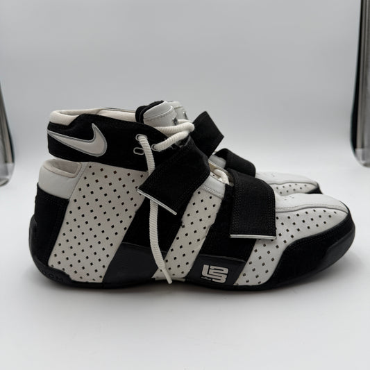 Nike Zoom Lebron 20-5-5 White/Black 12.5 Athletic Shoes 311145-111 Used