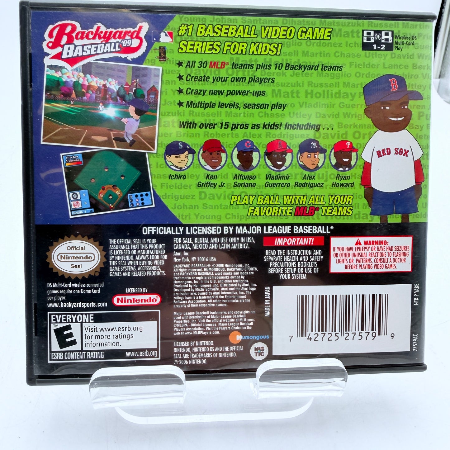 Nintendo DS Backyard Baseball 09 CIB