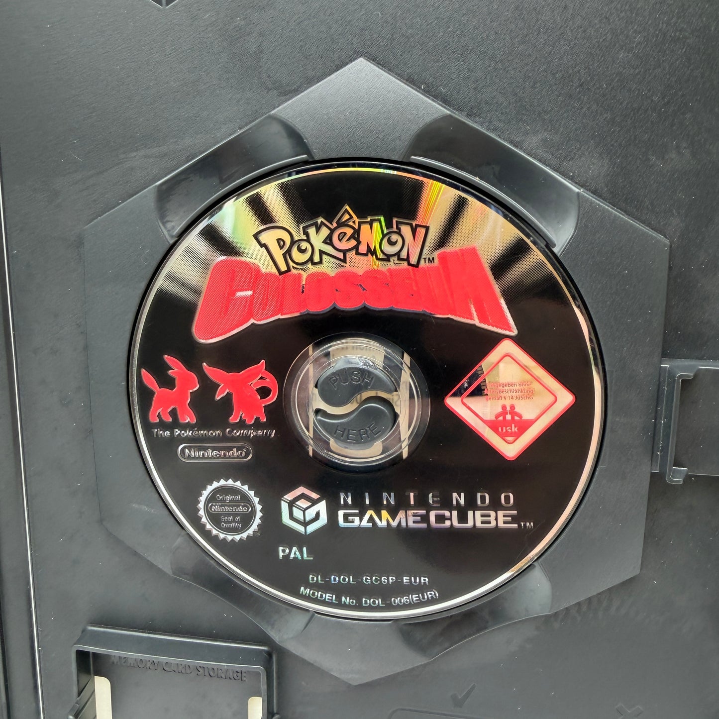 Nintendo Gamecube Pokemon Colosseum with Box PAL VERSION READ