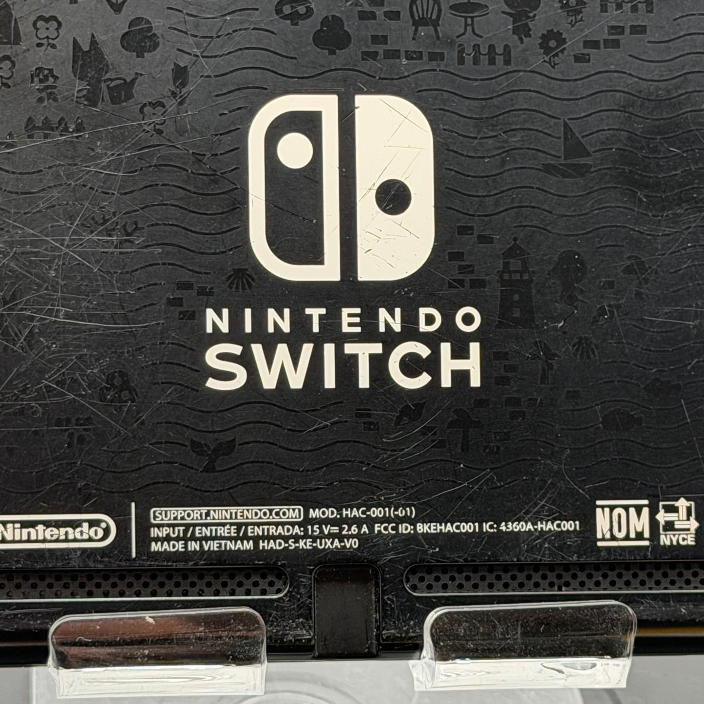 Nintendo Switch HAC-001-01 2019 Black Used Console ONLY READ