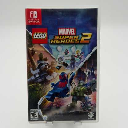 Nintendo Switch LEGO Marvel Super Heroes 2 Video Game Used With Box
