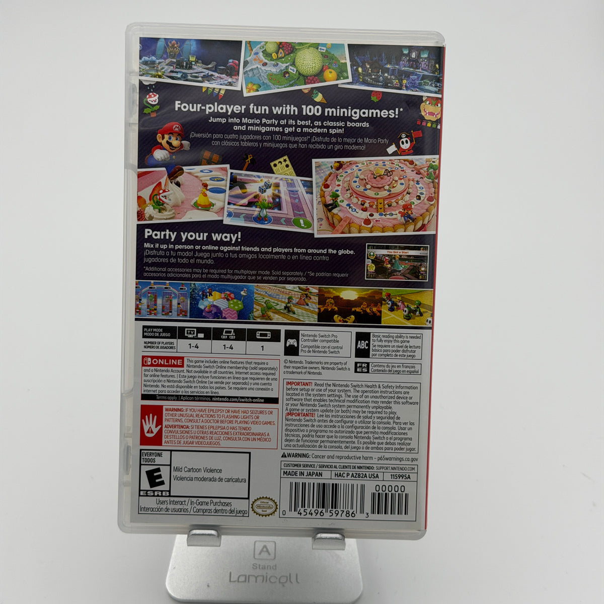 Nintendo Switch Mario Party Superstars Used With Box