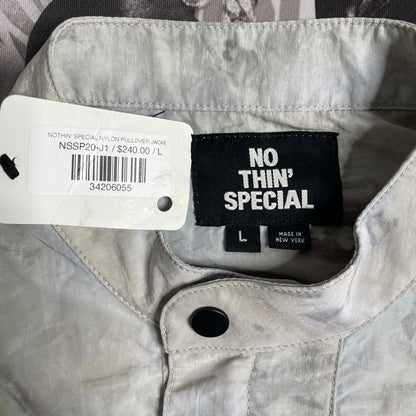 Nothin' Special Nylon Pullover Jacket Grey Tie Die NSSP20-J1