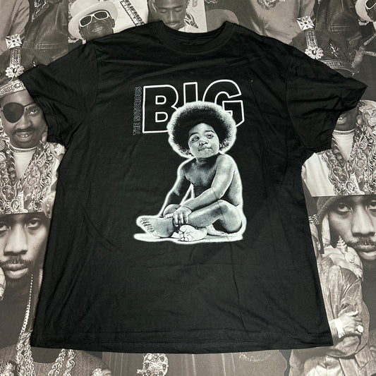Women's Official Notorious B.I.G Ready To Die Tee Size Large Black