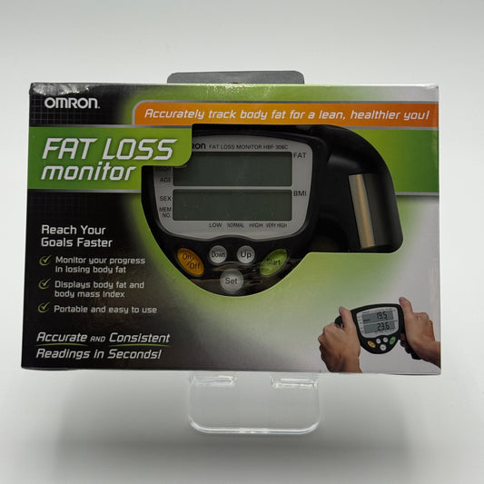 Omron Fat Loss Monitor - New Open Box - Black - Free Shipping & Returns