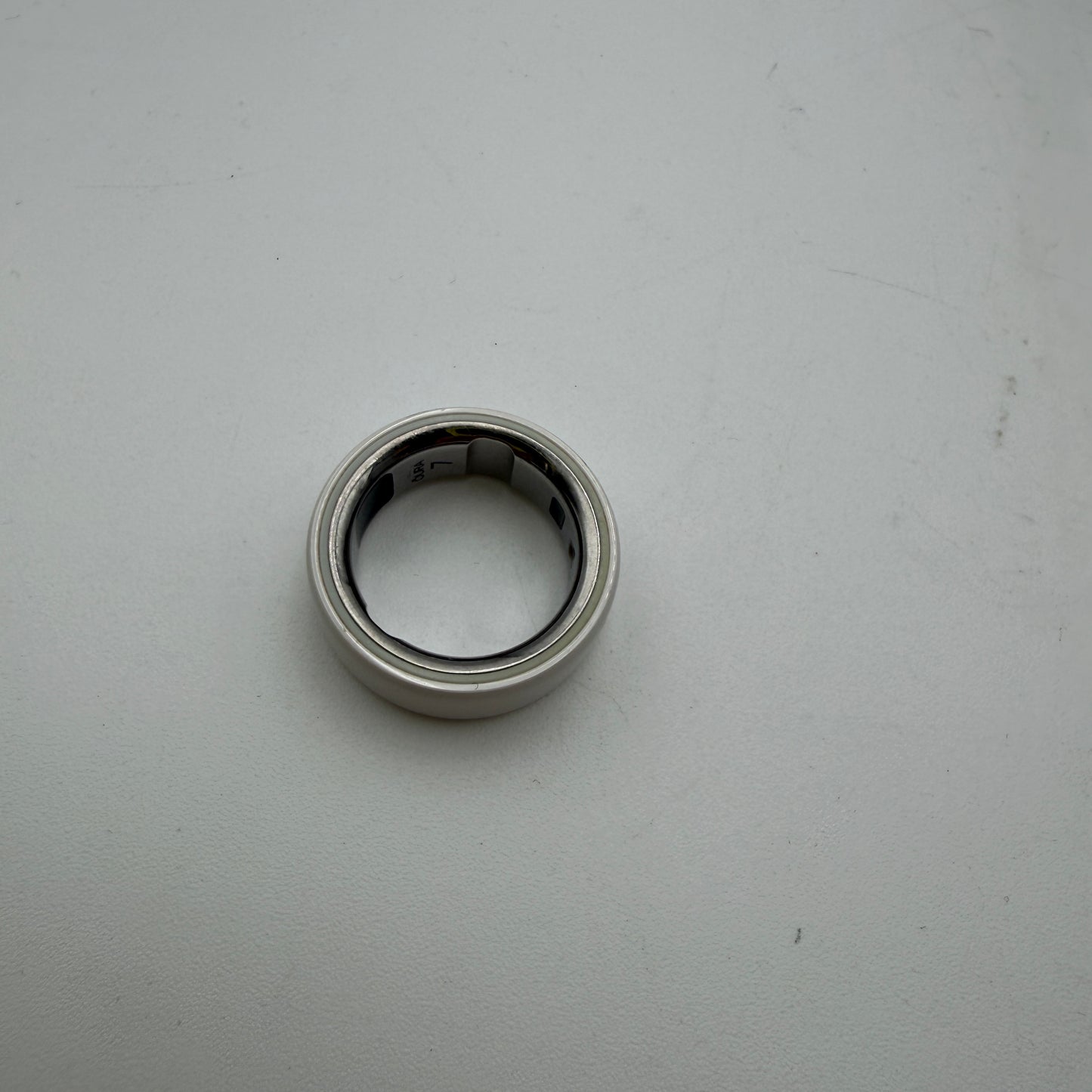 Oura Ring 4 Ceramic 2024 Smart Ring Cloud White Size 7