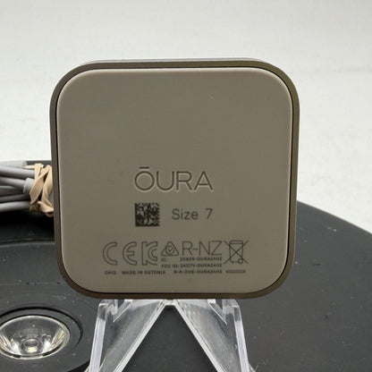 Oura Ring 4 Ceramic 2024 Smart Ring Cloud White Size 7