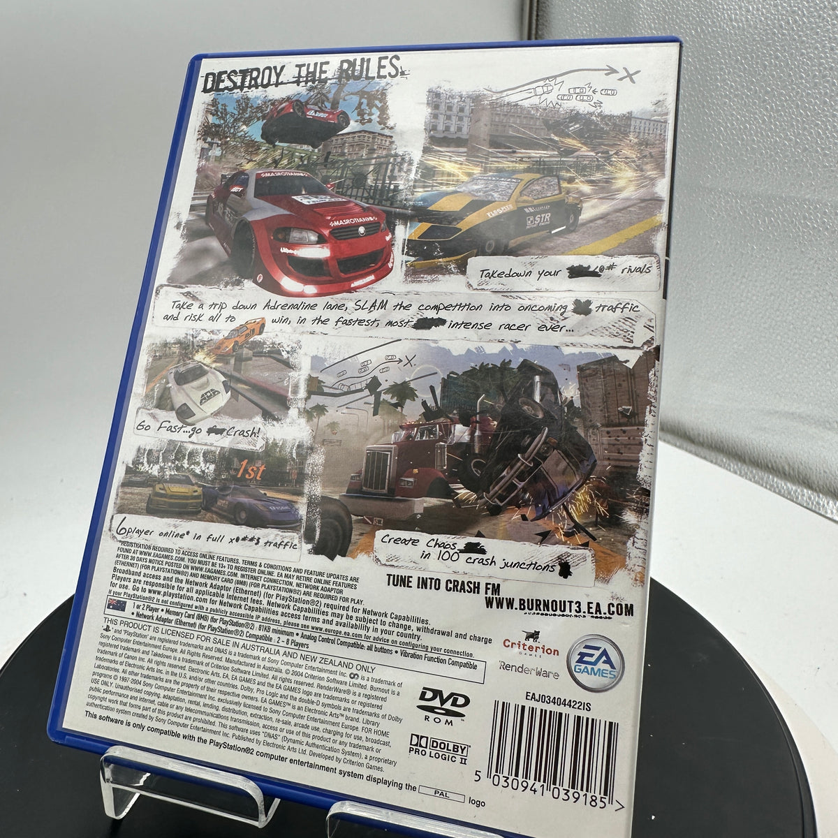 PAL PlayStation 2 PS 2 Burnout 3: Takedown  Video Game