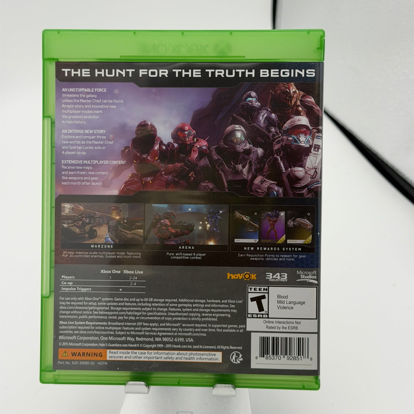Xbox One Halo 5 Guardians Video Game