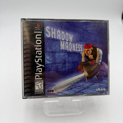 PS1 PlayStation Shadow Madness Video Game Complete with Case, Manual and Inserts