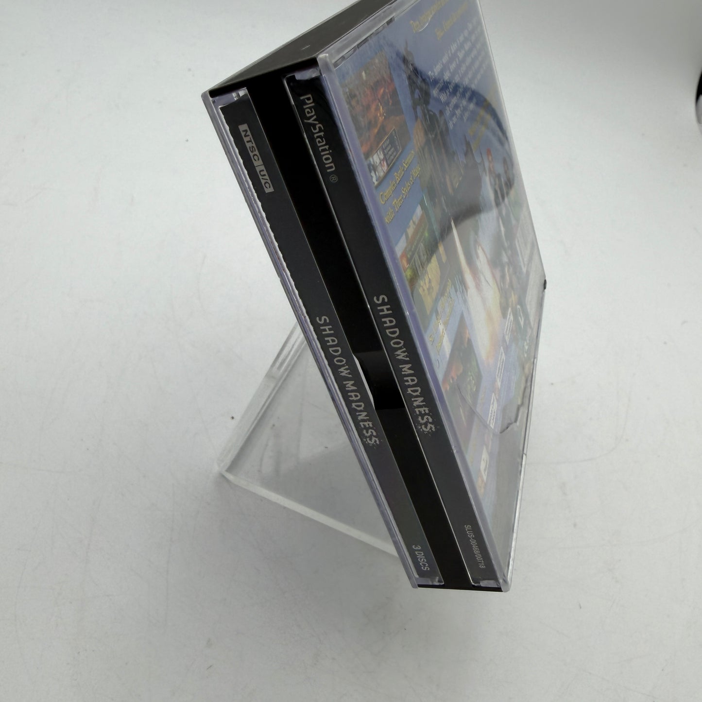 PS1 PlayStation Shadow Madness Video Game Complete with Case, Manual and Inserts