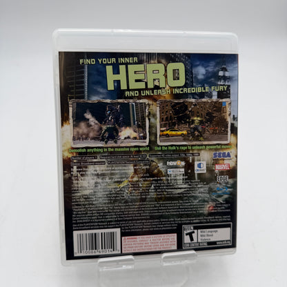 PS3 The Incredible Hulk PlayStation 3 Video Game Complete CIB Tested