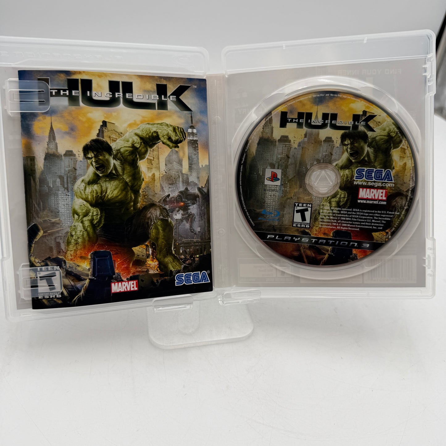 PS3 The Incredible Hulk PlayStation 3 Video Game Complete CIB Tested