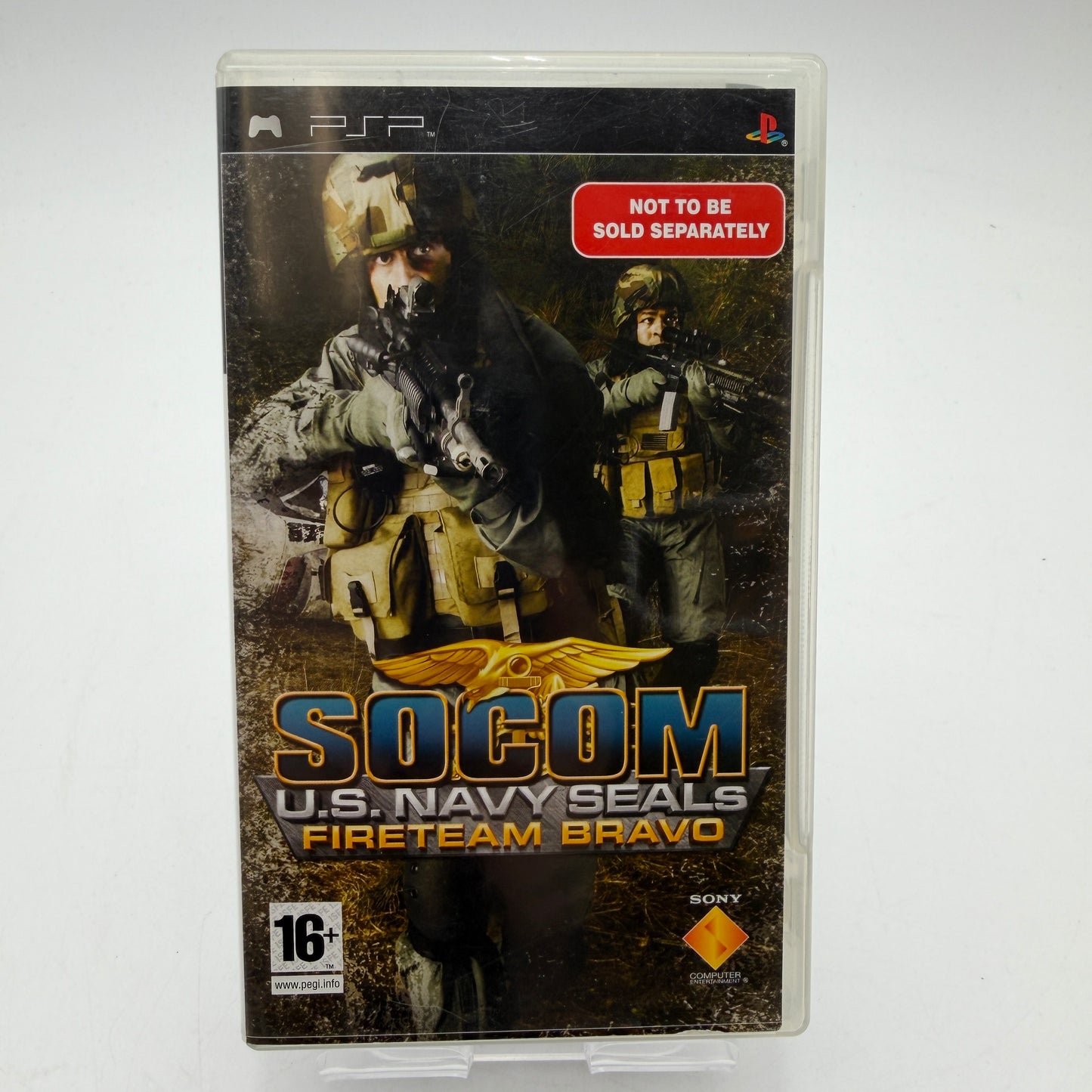 PSP SOCOM US Navy Seals Fireteam Bravo Video Game with Box