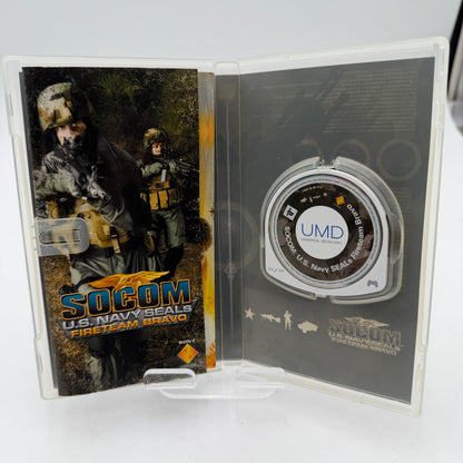 PSP SOCOM US Navy Seals Fireteam Bravo Video Game with Box