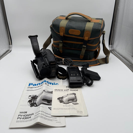 Vintage 1994 Panasonic Palmcorder IQ Black Camcorder - Used - Free Shipping