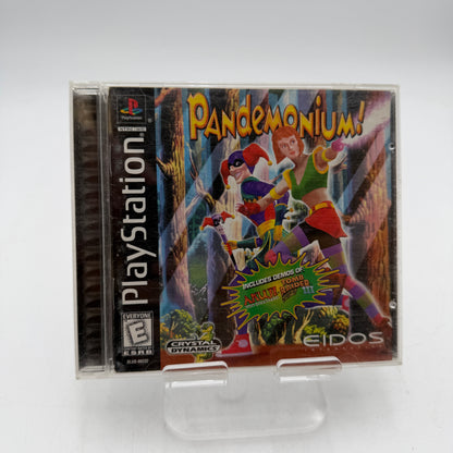 Pandemonium Video Game for PlayStation PS1 Complete w/ Case, Manual & Inserts