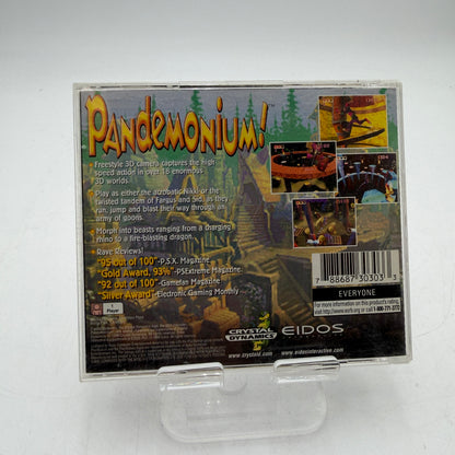 Pandemonium Video Game for PlayStation PS1 Complete w/ Case, Manual & Inserts