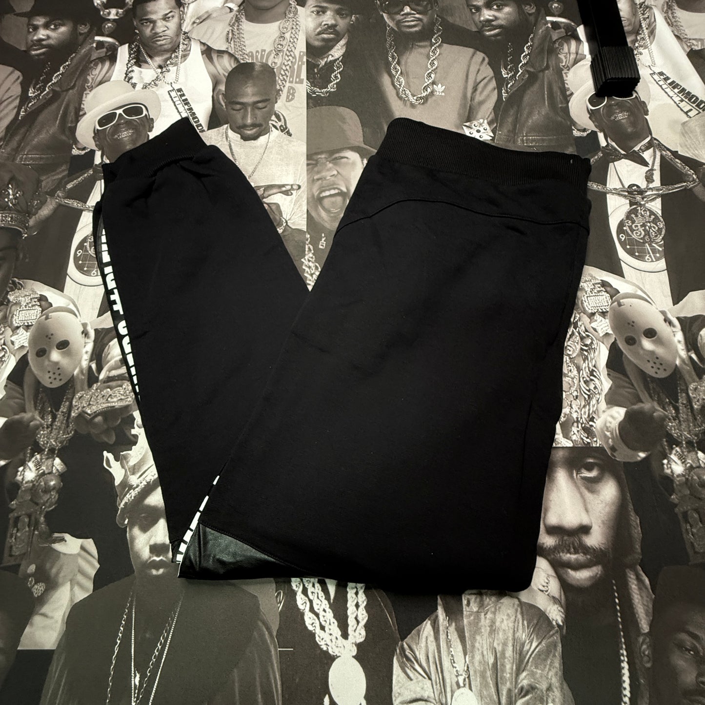 Phillip Plein Plein Hero Black Joggers Sz XXXL