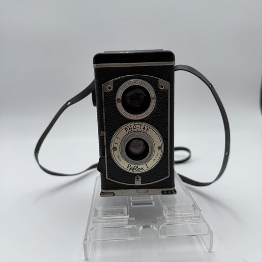 Pho-Tak Reflex Twin Lens Reflex I Camera 50s Black Used