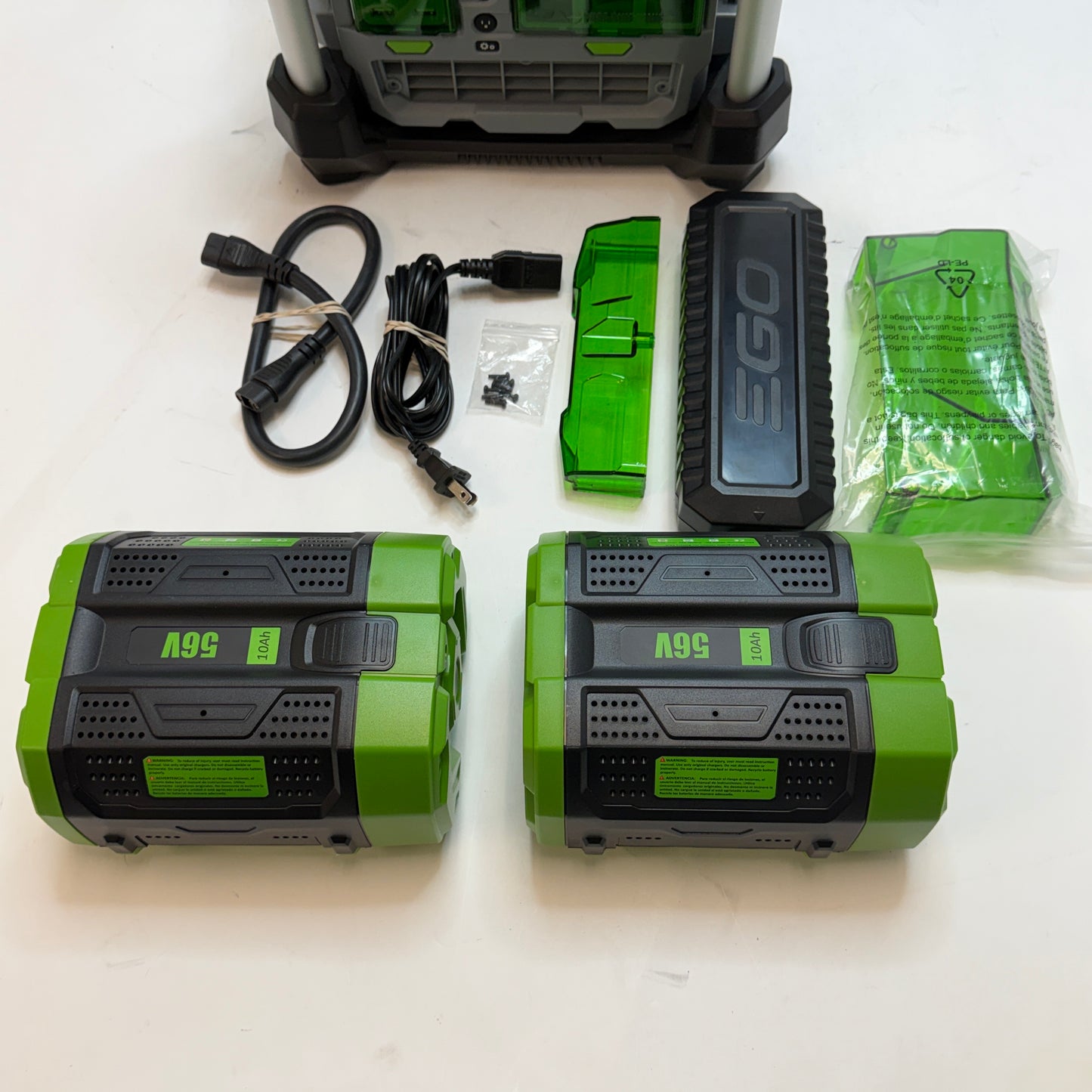 EGO Nexus PST3040 Portable 3000W Power Station & Battery Charger W Exrtas