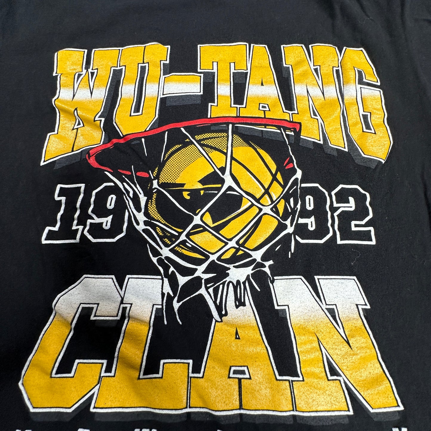 Official Wu-Tang 1992 Graphic Tee shirt Black Large