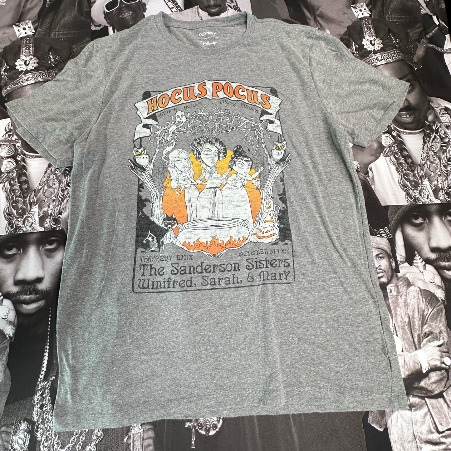 Old Navy Hocus Pocus T-shirt Gray Sanderson Sisters Large