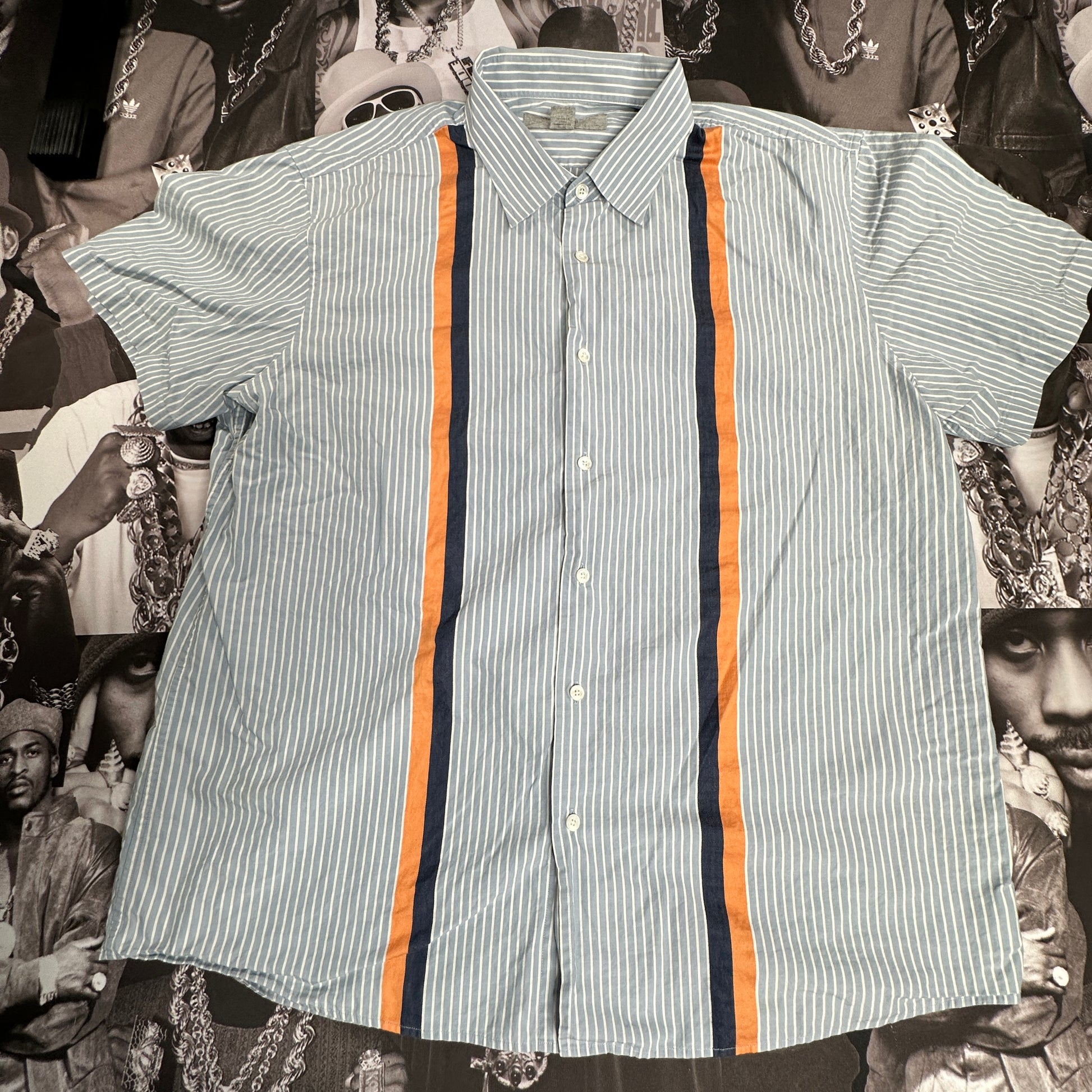 Michael Kors Short Sleeve Button Down Dress Shirt XL SYG Naples Michael Kors Short Sleeve Button Down Dress Shirt XL SYG Naples