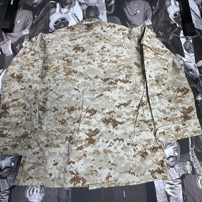 Vintage Official US Marine Desert MarPat Shirt Camo Medium