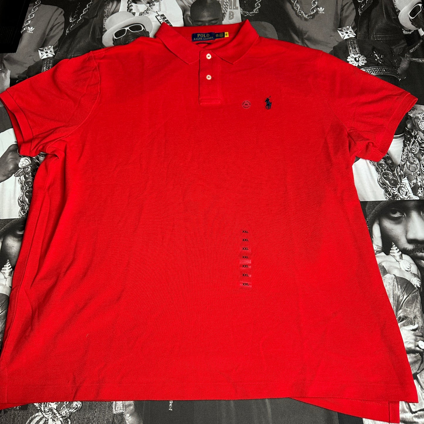 New Without Tags Mens Red Polo Ralph Lauren Pony Shirt XXL