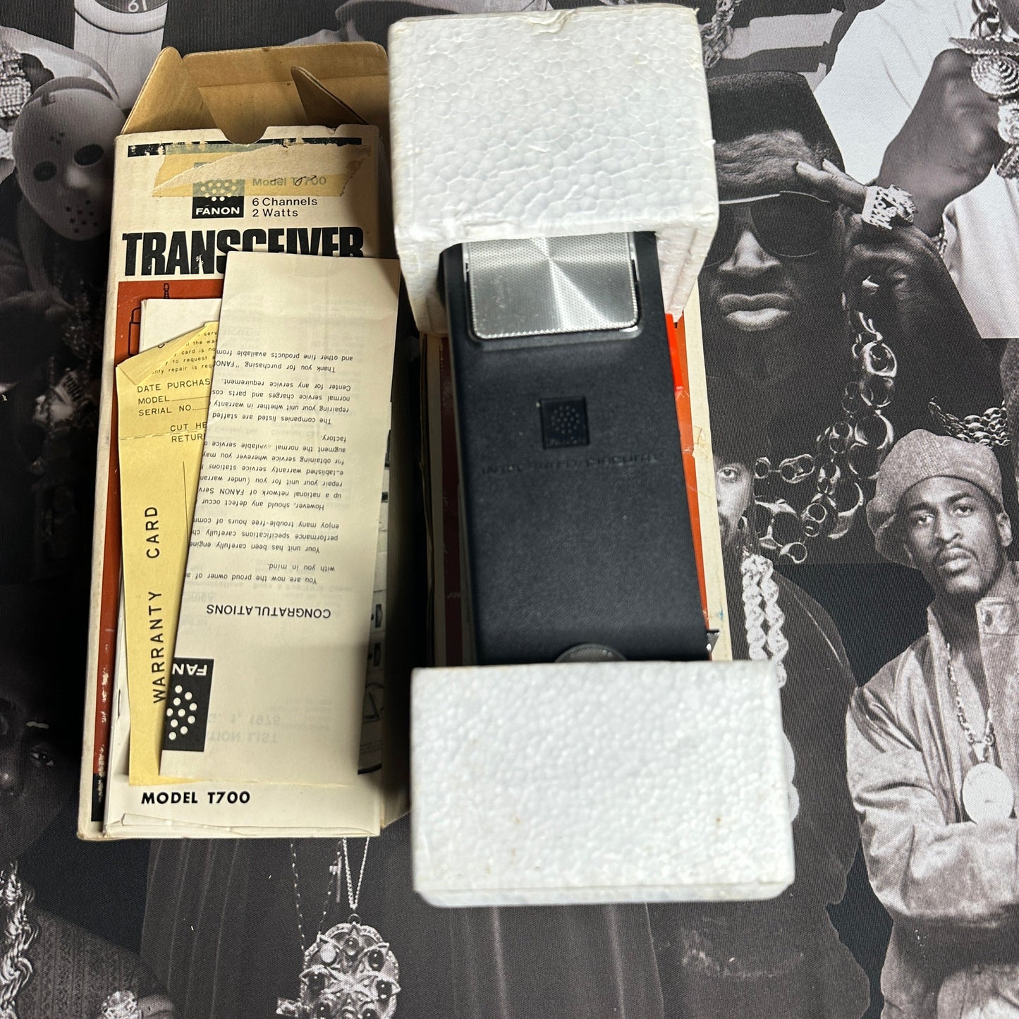 NEW in Box Vintage 1976 Fanon Model T-700 Transceiver 6 Channels 2 Watts Pair (set of 2)