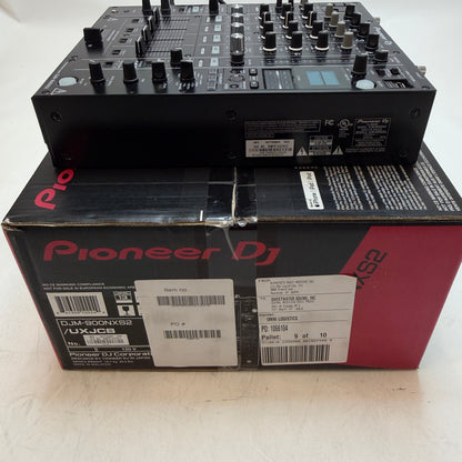 Pioneer DJM-900NXS2 4 Channel Digital Pro DJ Mixer Black Used with Box