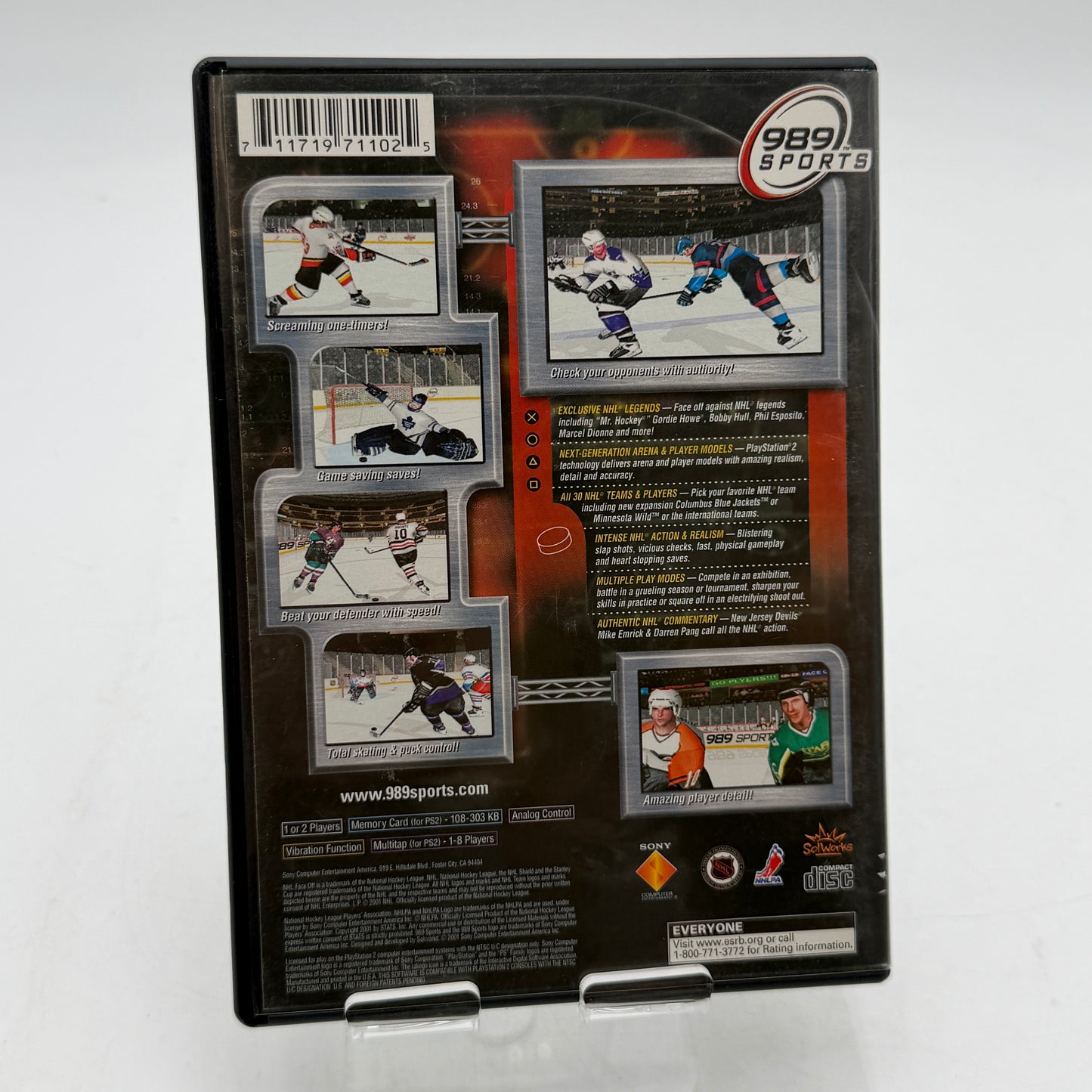 PlayStation 2 NHL FaceOff 2001 Video Game PS3 CIB