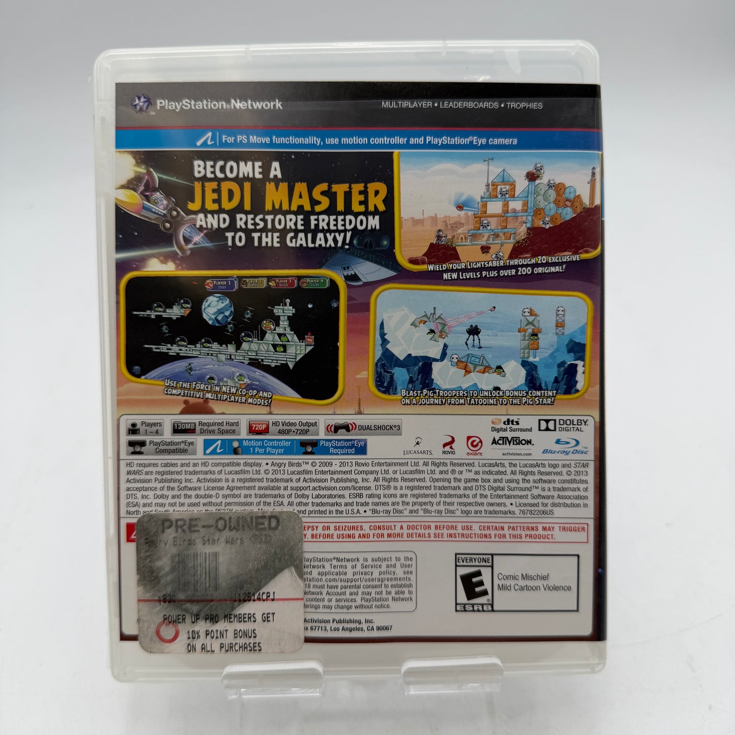 PlayStation 3 Angry Birds Star Wars Video Game Complete with Case, Manual & Inserts PS3