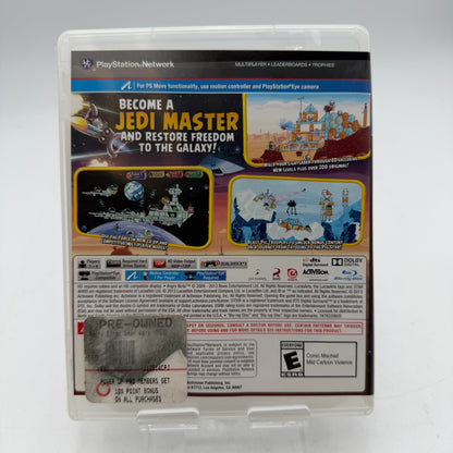 PlayStation 3 Angry Birds Star Wars Video Game Complete with Case, Manual & Inserts PS3