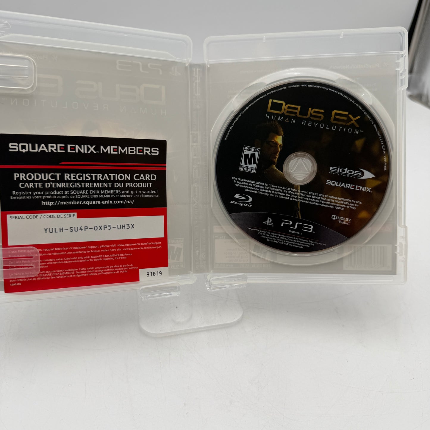 PlayStation 3 Deus Ex: Human Revolution Used Video Game Complete CIB Tested Works