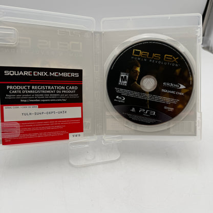 PlayStation 3 Deus Ex: Human Revolution Used Video Game Complete CIB Tested Works