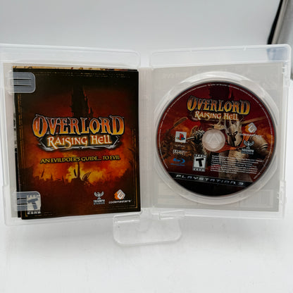 PlayStation 3 Overlord: Raising Hell Used Video Game Complete w/ Case, Manual & Inserts