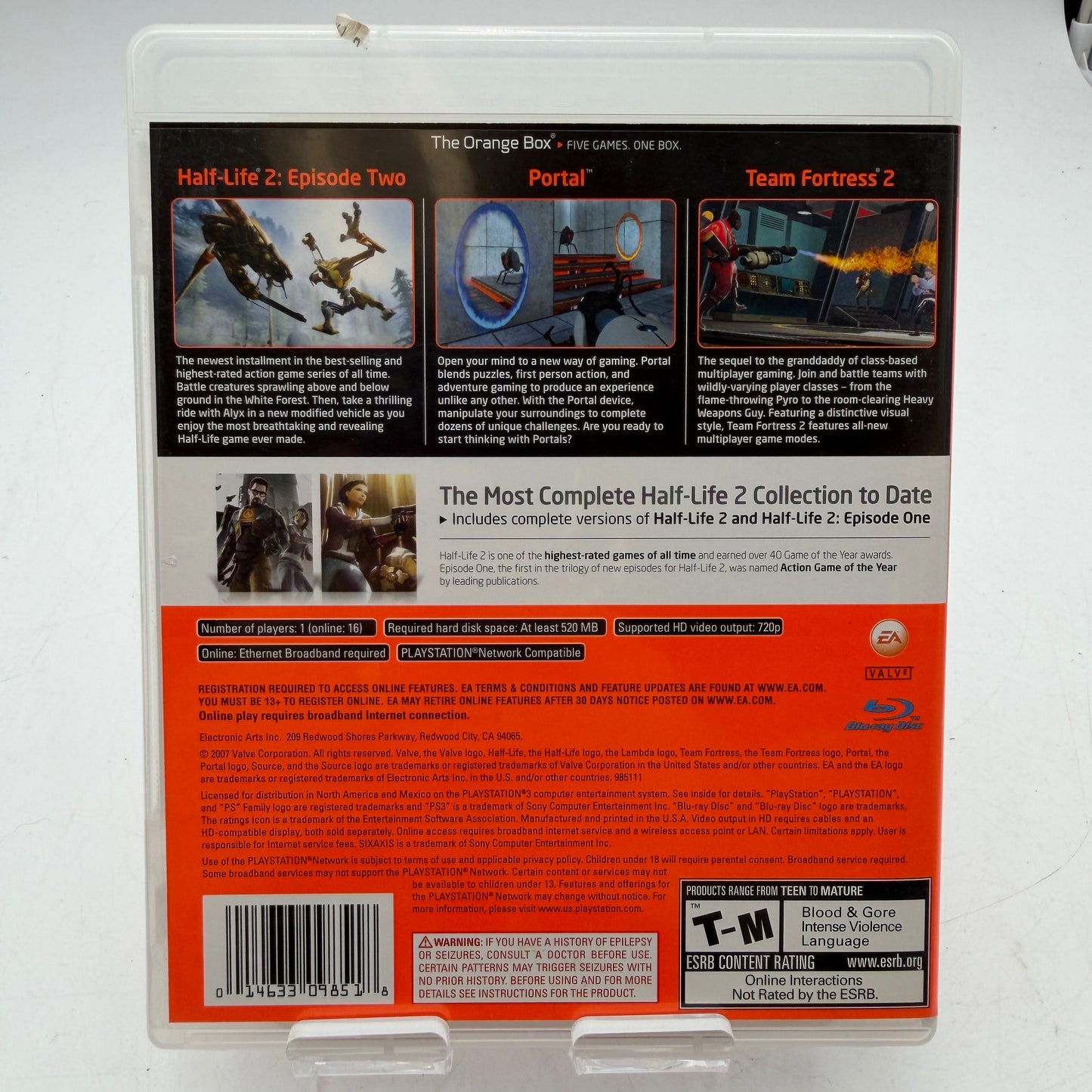 PlayStation 3 The Orange Box CIB