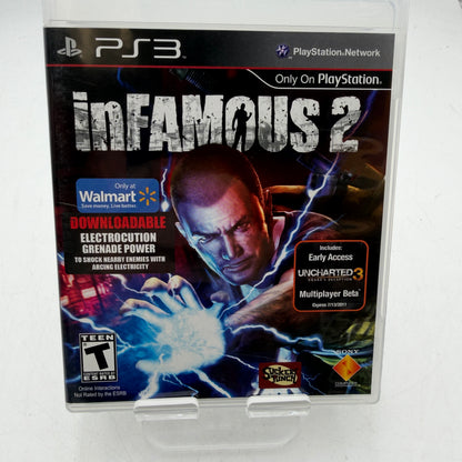 PlayStation 3 inFAMOUS 2 Video Game Complete CIB Tested Works Great PS3