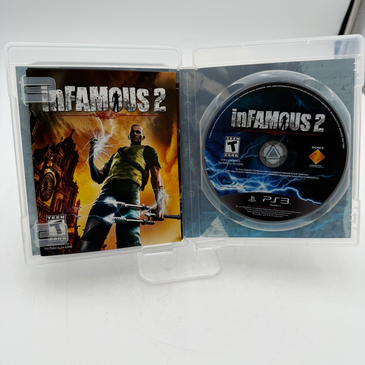 PlayStation 3 inFAMOUS 2 Video Game Complete CIB Tested Works Great PS3